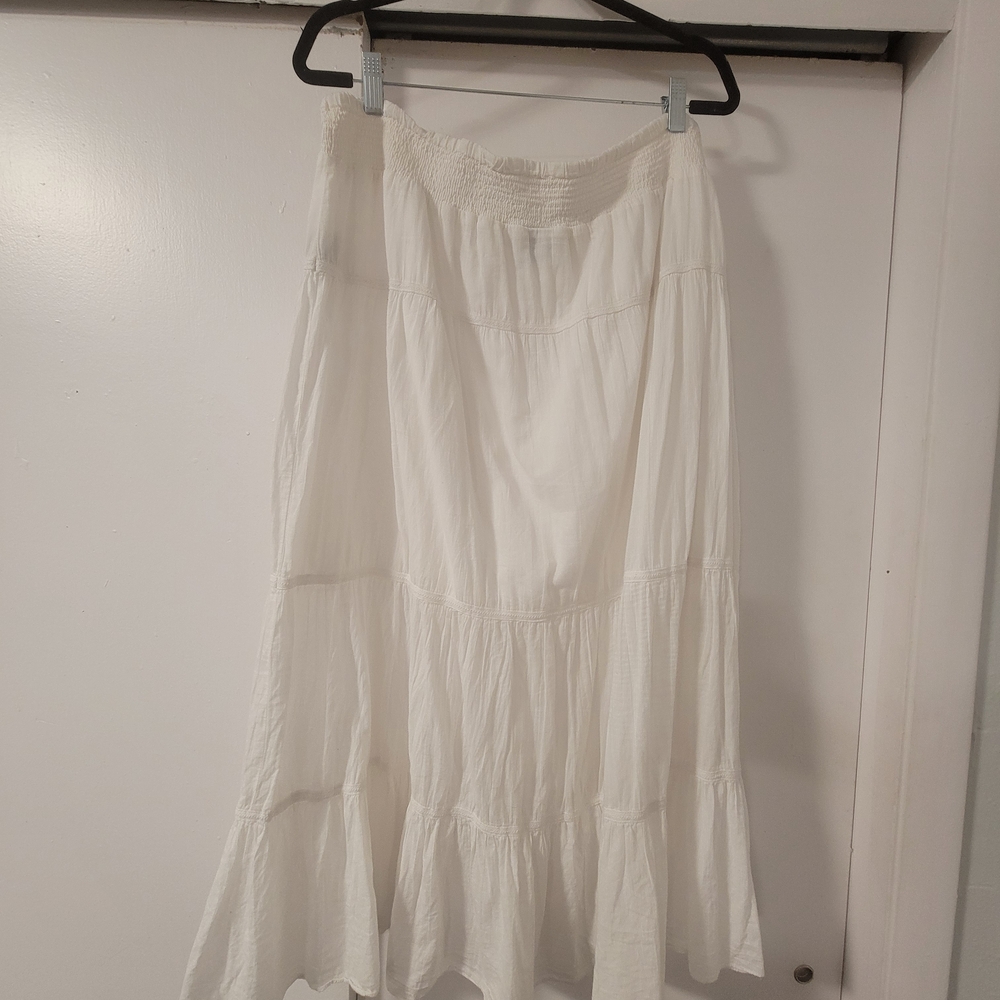 East 5th | Women's White Maxi/Midi Skirt